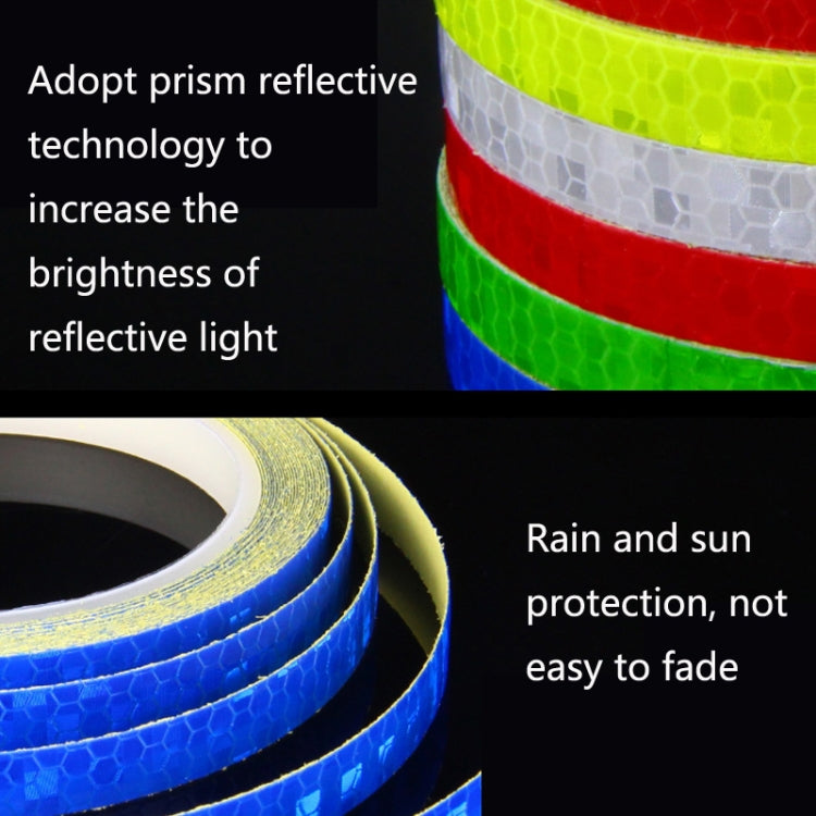 Bicycle Mountain Bike Motorcycle Sticker Car Contour Reflective Sticker Night Riding Reflective Sticker, 2 x 800cm