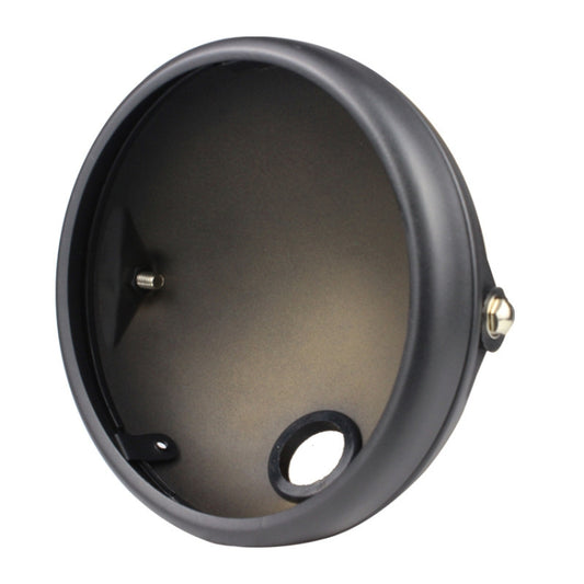 Coque Arrière de Phare de Moto 7 Pouces, Phare Avant Modifié, Boîtier de Lampe de Protection, Coque Arrière de Phare