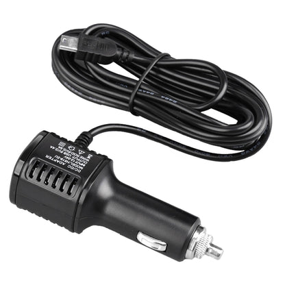Chargeur de voiture H519, cordon d'alimentation pour enregistreur de conduite, double USB avec écran de charge, spécifications : Mini droit, Mini coude droit
