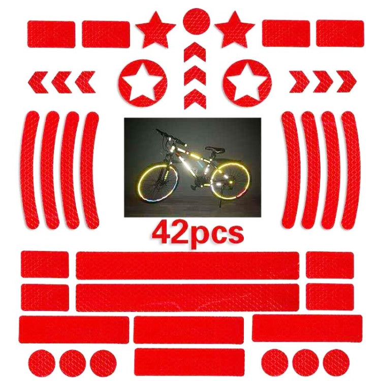 Autocollant Réfléchissant Nid d'Abeille pour Vélo Bande Avertissement Grille Logo Réfléchissant Nuit