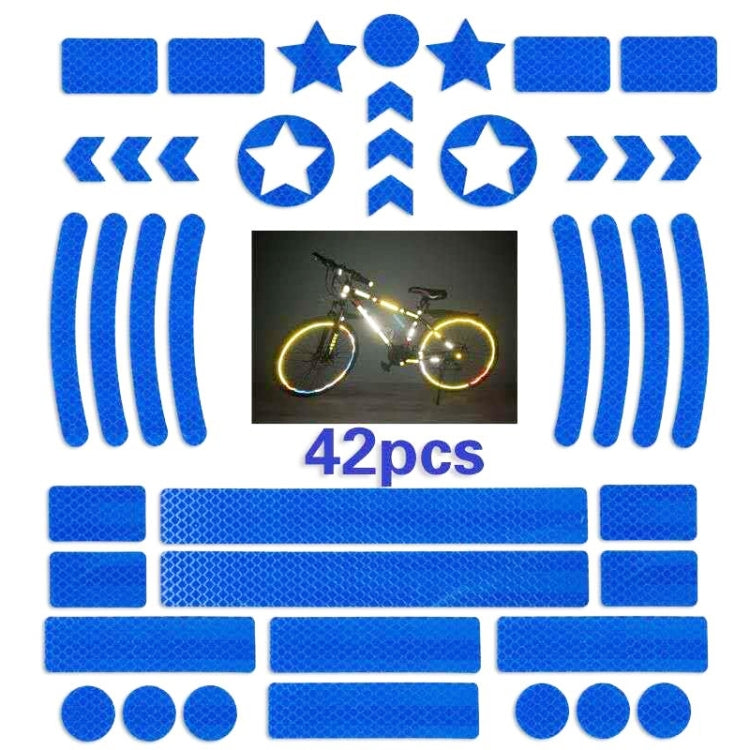 Autocollant Réfléchissant Nid d'Abeille pour Vélo Bande Avertissement Grille Logo Réfléchissant Nuit