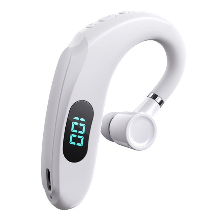 Q20 Bluetooth 5.2 Business Digital Display Sports Earhook Stereo Earphone, Q20 Yellow, Q20 Blue, Q20 Black, Q20 White, Q20 Green, Q20 Pink