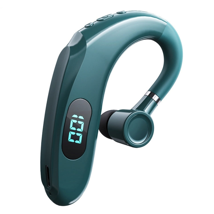 Q20 Bluetooth 5.2 Business Digital Display Sports Earhook Stereo Earphone, Q20 Yellow, Q20 Blue, Q20 Black, Q20 White, Q20 Green, Q20 Pink