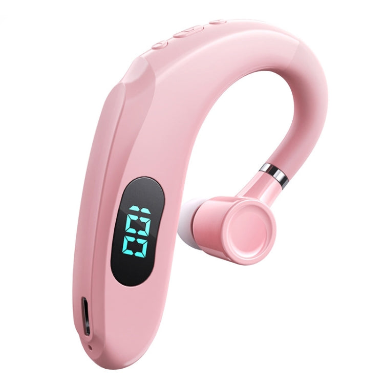 Q20 Bluetooth 5.2 Business Digital Display Sports Earhook Stereo Earphone, Q20 Yellow, Q20 Blue, Q20 Black, Q20 White, Q20 Green, Q20 Pink