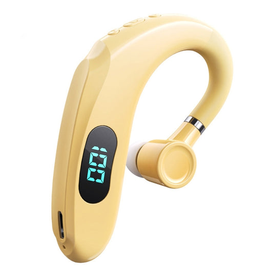 Q20 Bluetooth 5.2 Business Digital Display Sports Earhook Stereo Earphone, Q20 Yellow, Q20 Blue, Q20 Black, Q20 White, Q20 Green, Q20 Pink