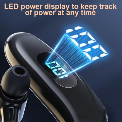 Q20 Bluetooth 5.2 Business Digital Display Sports Earhook Stereo Earphone, Q20 Yellow, Q20 Blue, Q20 Black, Q20 White, Q20 Green, Q20 Pink