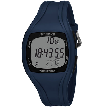 SYNOKE 9105 Multifonctionnel Enregistrement sportif Montre électronique étanche podomètre, Vert armée, Gris, Bleu marine, Noir, Blanc