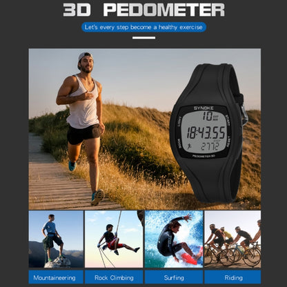 SYNOKE 9105 Multifonctionnel Enregistrement sportif Montre électronique étanche podomètre, Vert armée, Gris, Bleu marine, Noir, Blanc
