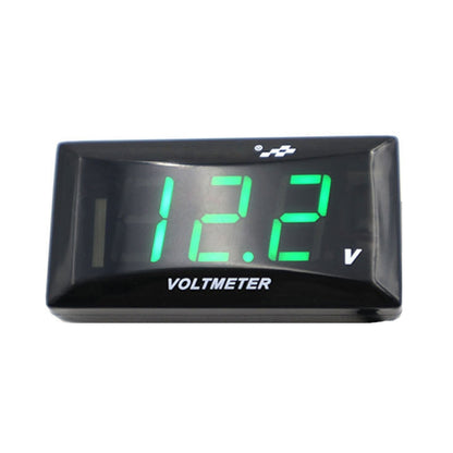 12-150V Motorcycle LCD Display Voltage, White Light, Red Light, Blue Light, Green Light