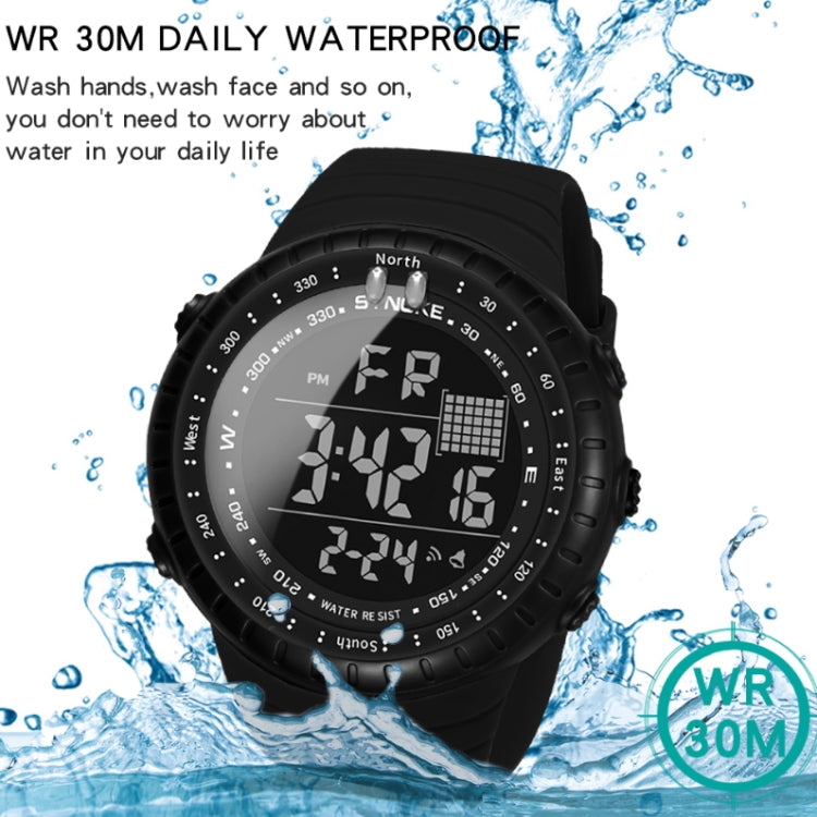 Montre électronique multifonctionnelle de sport SYNOKE 8209, étanche, lumineuse, avec alarme, pour homme