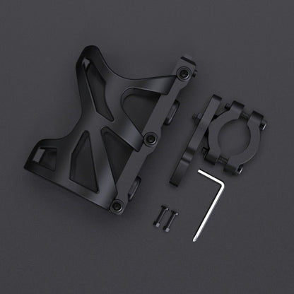 SMCP5456 Motorcycle Drink Holder Bicycle Cup Rack Kettle Frame Modified Accessories, With Pipe Clamp (Black)