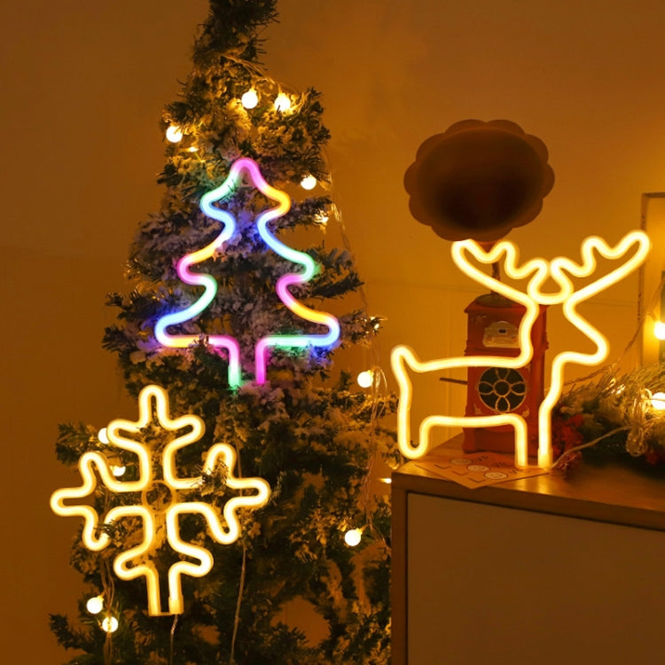 Christmas Decoration Neon Lights Wall-Mounted Ornaments, Spec: