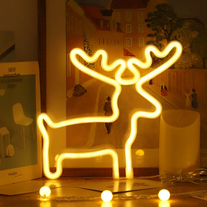 Christmas Decoration Neon Lights Wall-Mounted Ornaments, Spec: