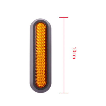 Housse décorative latérale quatre voies pour roue de trottinette électrique avec bandes réfléchissantes et vis pour Xiaomi Mijia 1S / Pro 2, Rouge, Jaune