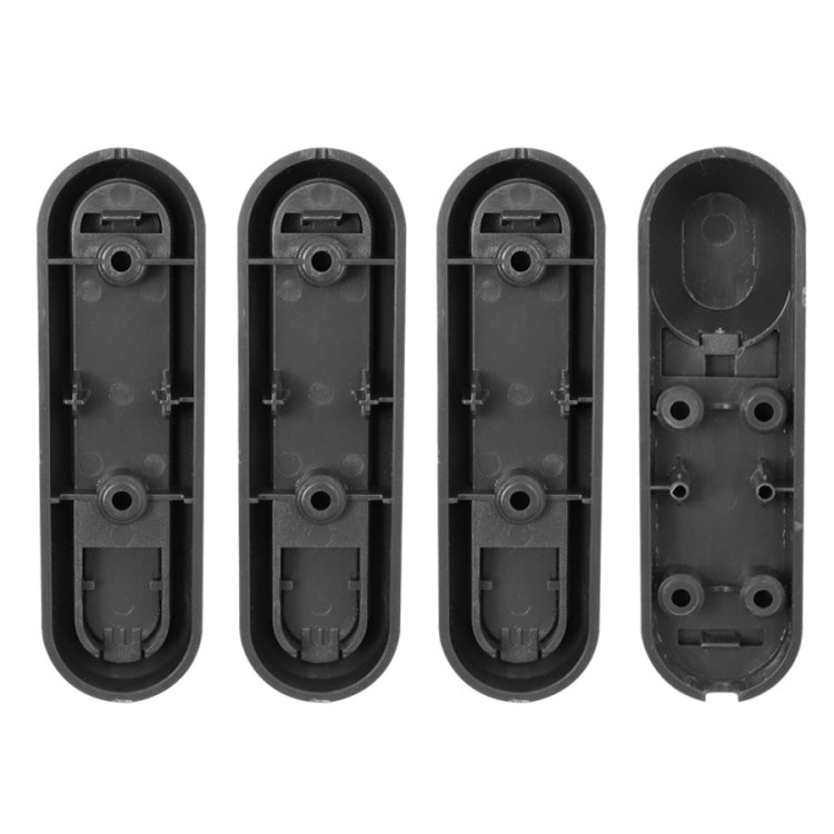 Housse décorative latérale quatre voies pour roue de trottinette électrique avec bandes réfléchissantes et vis pour Xiaomi Mijia 1S / Pro 2, Rouge, Jaune