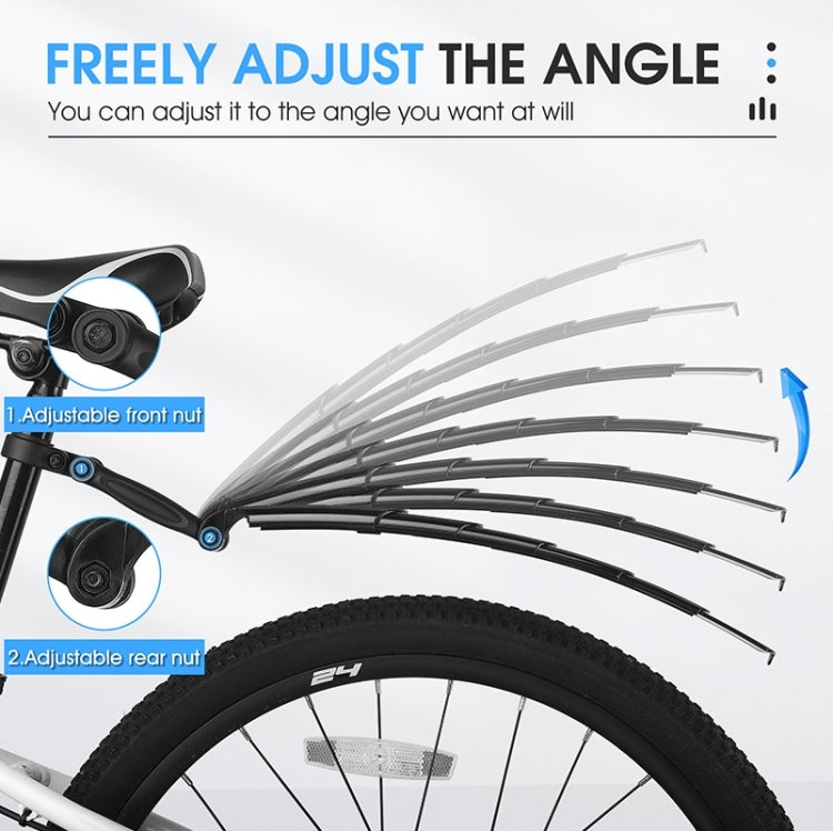 Garde-boue pliables rétractables WEST BIKING pour VTT, Garde-boue WEST BIKING