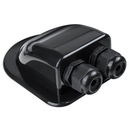 Solar Photovoltaic Plastic Bracket ABS Photovoltaic Car Roof Waterproof Junction Box, White, Black