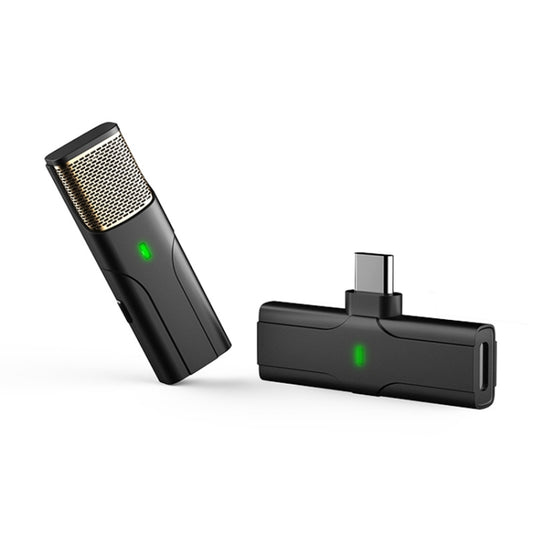 DS01 Outdoor Live Collar Microphone Collar Interview Recording Noise Reduction Wireless Microphone, Specification:, 8 Pin (Black), 8 Pin (White), Type-C / USB-C (Black), Type-C / USB-C (White)