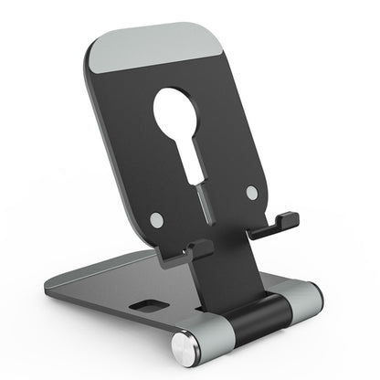 Magsafe Wireless Charging Stand Aluminum Alloy Folding Desktop Live Bracket, Silver, Dark Gray