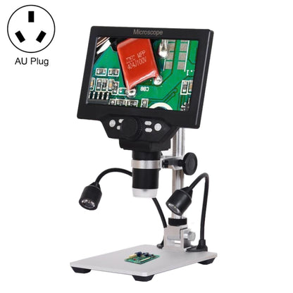 G1200D 7 Inch LCD Screen 1200X Portable Electronic Digital Desktop Stand Microscope, EU Plug Without Battery, US Plug Without Battery, AU Plug Without Battery, UK Plug Without Battery