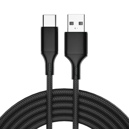 4 PCS 2.4A USB-C / Type-C to USB Braided Fast Charging Sync Data Cable, Length:, 0.25m (Red), 0.25m (Blue), 0.25m (Black), 0.25m (Silver), 1m (Red), 1m (Blue), 1m (Black), 1m (Silver), 1.5m (Red), 1.5m (Blue), 1.5m (Black), 1.5m (Silver), 2m (Red)     ...