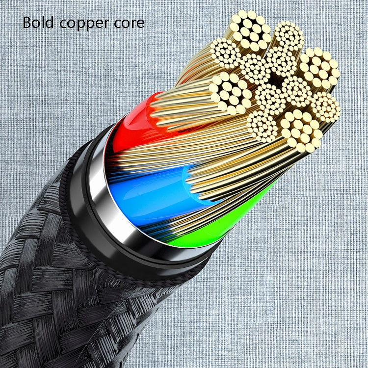 4 PCS 2.4A USB-C / Type-C to USB Braided Fast Charging Sync Data Cable, Length:, 0.25m (Red), 0.25m (Blue), 0.25m (Black), 0.25m (Silver), 1m (Red), 1m (Blue), 1m (Black), 1m (Silver), 1.5m (Red), 1.5m (Blue), 1.5m (Black), 1.5m (Silver), 2m (Red)     ...