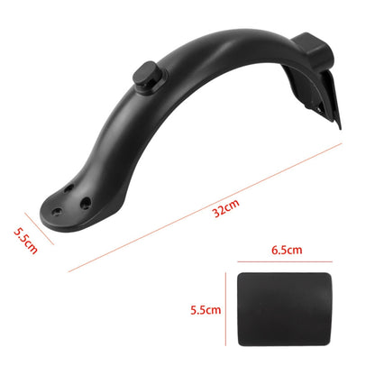 X0130 Kit d'outils comprenant un support de garde-boue arrière de trottinette électrique, un capuchon de vis de feu arrière pour Xiaomi Mijia M365 Pro 2, ensemble noir, ensemble rouge