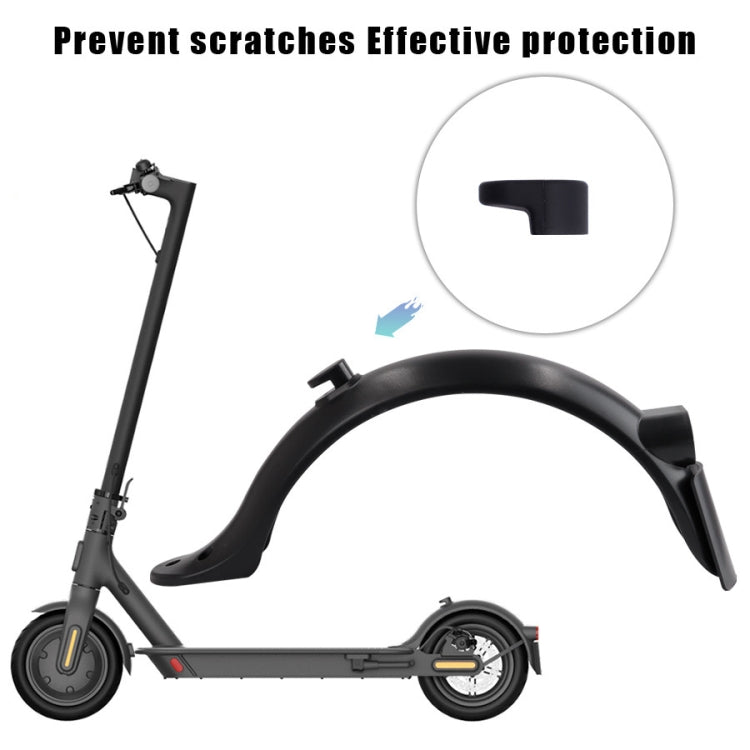 X0130 Kit d'outils comprenant un support de garde-boue arrière de trottinette électrique, un capuchon de vis de feu arrière pour Xiaomi Mijia M365 Pro 2, ensemble noir, ensemble rouge
