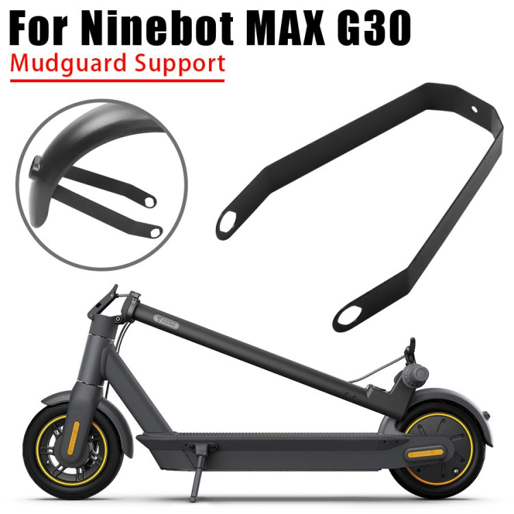 Support de garde-boue arrière pour trottinette électrique Ninebot MAX G30, support de garde-boue (noir), support de garde-boue (rouge)