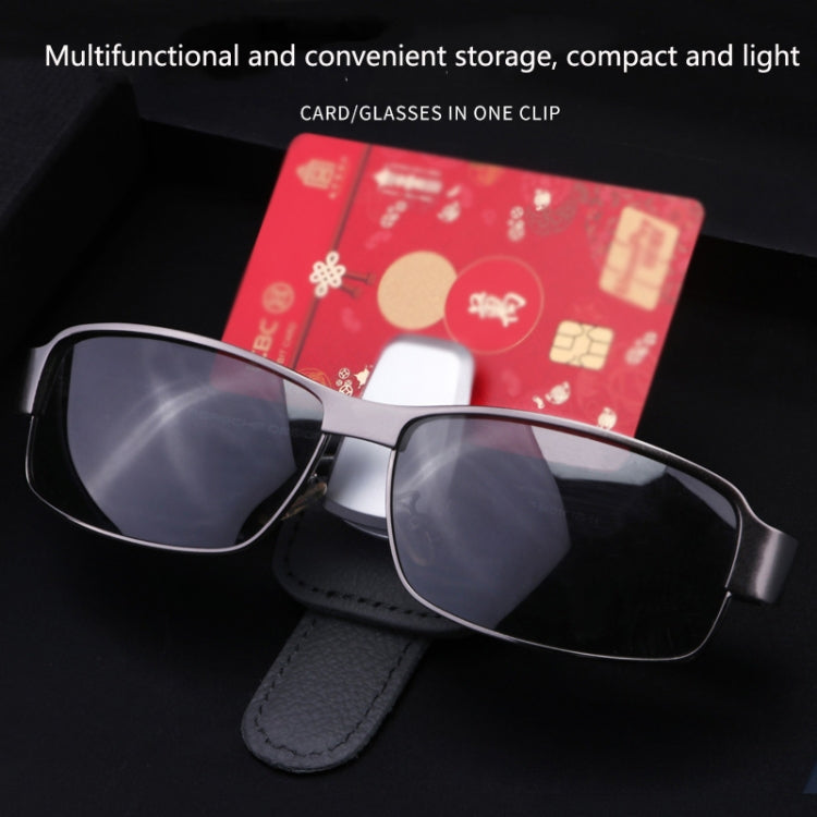 529 Car Sun Visor Glasses Clip Sunglasses Holder, Black, Beige, Red, Gray