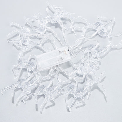 Christmas Elk String Lights Holiday Decoration, Spec: