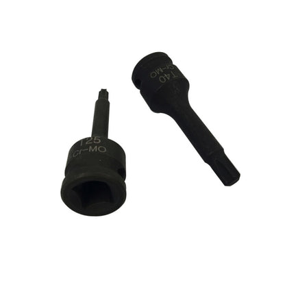 Lot de 7 douilles pneumatiques 3/8 pouces, type 7089 H, type 7093 T, type 7092 M