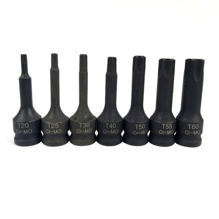 Lot de 7 douilles pneumatiques 3/8 pouces, type 7089 H, type 7093 T, type 7092 M