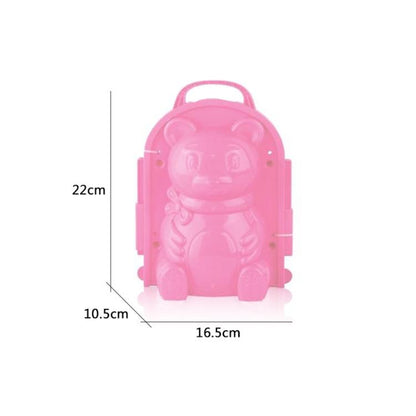3 PCS Children Winter Outdoor Toy 3D Snow & Sand Mould Tool, Random Colors Delivery, Style:, 3 PCS Elf, 3 PCS Bear, 3 PCS Cat, 3 PCS Squirrel, 3 PCS Rabbit