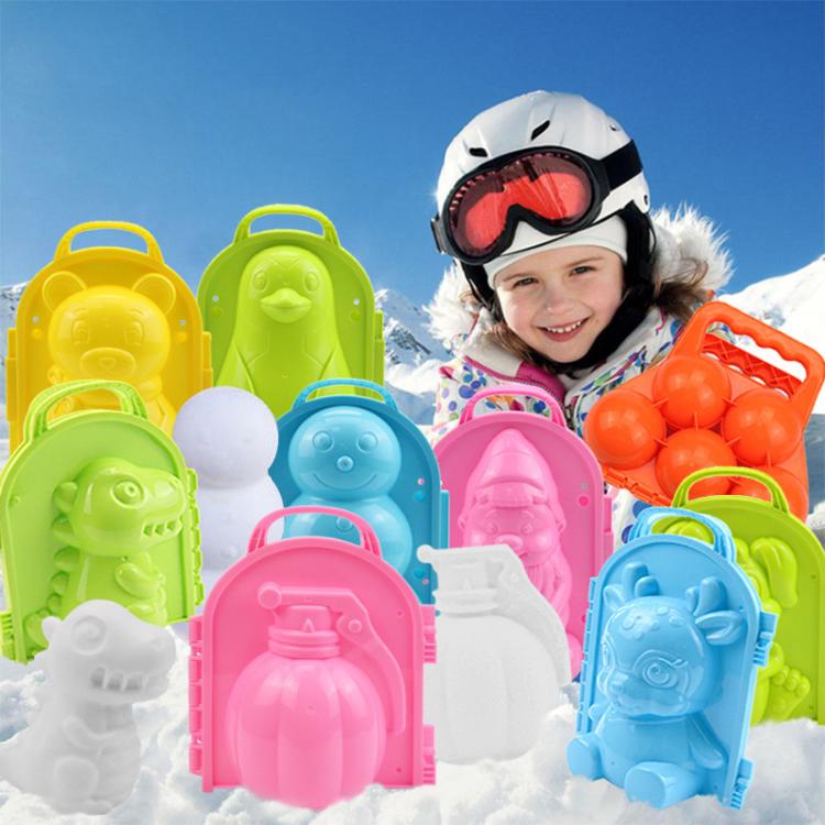 3 PCS Children Winter Outdoor Toy 3D Snow & Sand Mould Tool, Random Colors Delivery, Style:, 3 PCS Elf, 3 PCS Bear, 3 PCS Cat, 3 PCS Squirrel, 3 PCS Rabbit