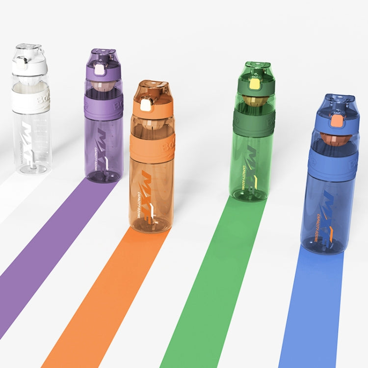 8012 Outdoor Large Capacity Sports Cup Anti-impact Fitness Kettle, Capacity:, 500ml (Pearl White), 500ml (Black Gray), 500ml (Storm Purple), 500ml (Storm Orange), 500ml (Storm Green), 500ml (Storm Blue), 720ml (Pearl White), 720ml (Black Gray)         ...