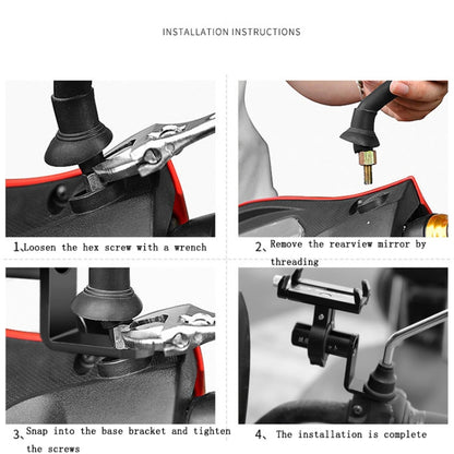 Bicycle Aluminum Alloy Conversion Bracket Extension Rack, Red, Black, Grey, Unmarried Black