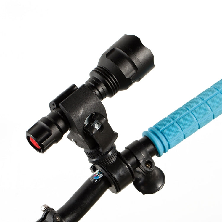 3 PCS Bicycle 360 Degree Rotating Lamp Holder Lamp Clip, 3 PCS Bicycle Lamp Clip