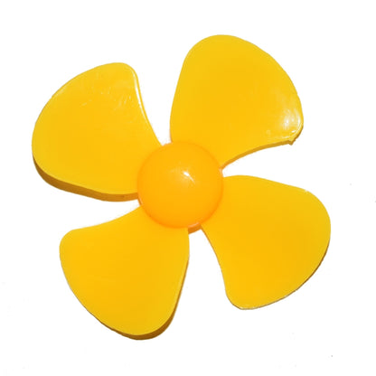 100 PCS Four-Blade Propeller Technology Made Toy Accessories, Random Color Delivery, Four-Blade Propeller