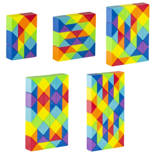 Jeu de puzzle pour enfants, règle magique à segments de couleurs variées, spécifications&nbsp;: 24 sections, 36 sections, 48 ​​sections, 60 sections, 72 sections, 24 sections creuses, 36 sections creuses, 48 ​​sections creuses, 60 sections creuses, 72 sections creuses, 24 sections en forme de macaron…
