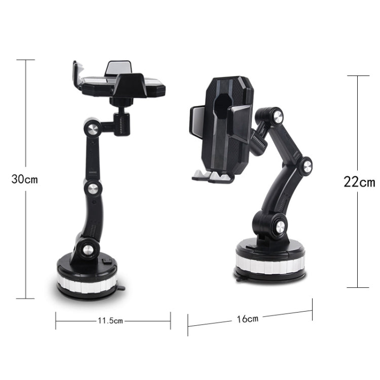 Support de téléphone à ventouse pour console centrale, X-0566, noir/gris, X-0566, noir/vert