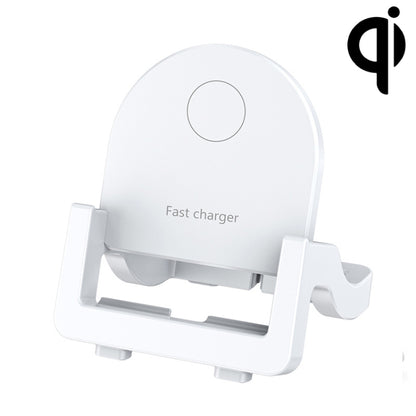 KH-18 15W Vertical Wireless Fast Charger with Phone Holder, Black, White