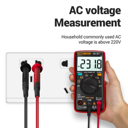 ANENG AN8009 NVC Digital Display Multimeter, Standard, Standard with Cable