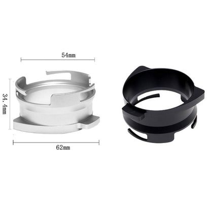 GOP8954 Alloy Coffee Powder Receiving Ring For Breville 8 Series, Black, Silver
