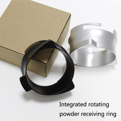 GOP8954 Alloy Coffee Powder Receiving Ring For Breville 8 Series, Black, Silver
