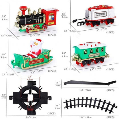 Modèle de voiture de train électrique de Noël pour décoration d'arbre, Modèle de voiture de train (238-9)