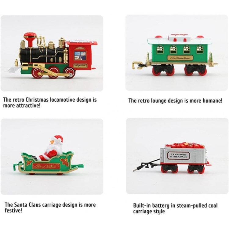 Modèle de voiture de train électrique de Noël pour décoration d'arbre, Modèle de voiture de train (238-9)