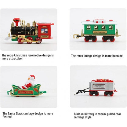 Modèle de voiture de train électrique de Noël pour décoration d'arbre, Modèle de voiture de train (238-9)