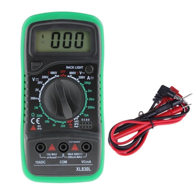 ANENG XL830L Multi-Function Digital Display High-Precision Digital Multimeter, Bubble Bag Packing, Standard+10A Extra Tip Pen