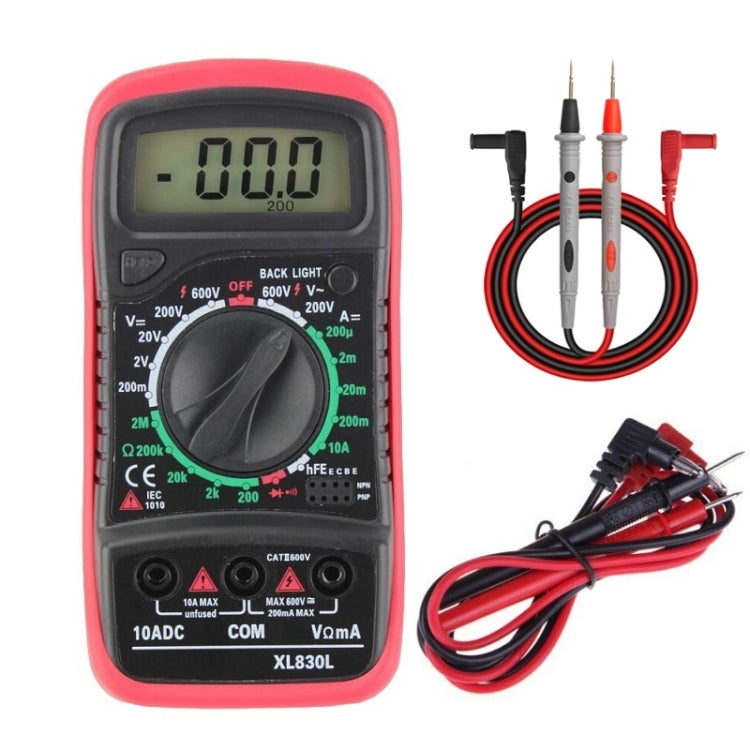 ANENG XL830L Multi-Function Digital Display High-Precision Digital Multimeter, Bubble Bag Packing, Standard+10A Extra Tip Pen